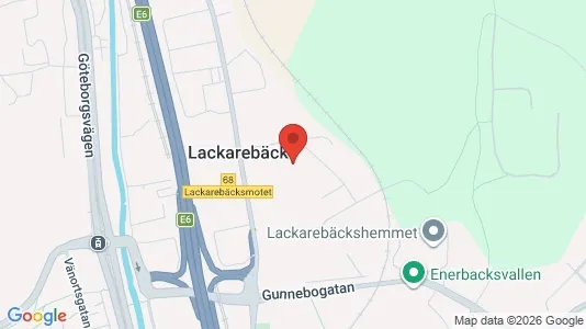 Kontorslokaler att hyra i Mölndal - kort over placeringen