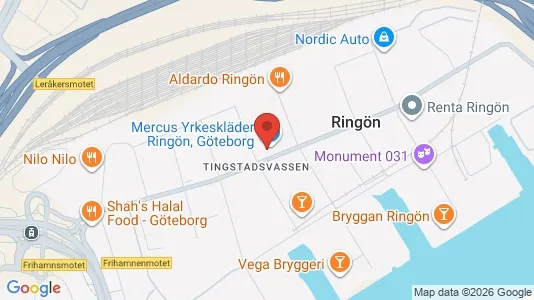 Kontorslokaler att hyra i Lundby - kort over placeringen