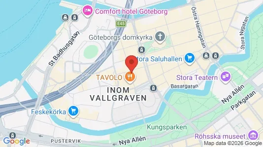 Kontorslokaler att hyra i Göteborg Centrum - kort over placeringen