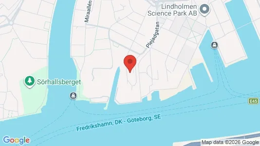 Kontorslokaler att hyra i Lundby - kort over placeringen
