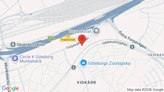 Kontorslokaler att hyra i Örgryte-Härlanda - kort over placeringen