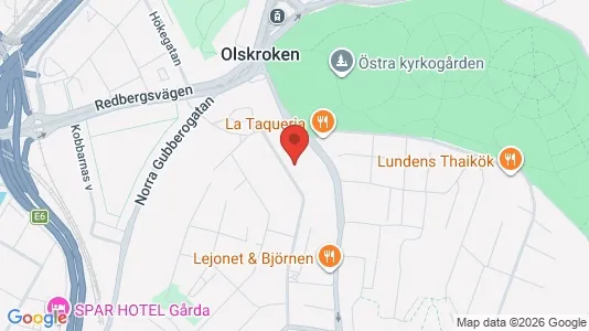 Kontorslokaler att hyra i Örgryte-Härlanda - kort over placeringen