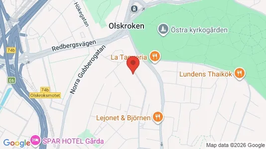 Kontorslokaler att hyra i Örgryte-Härlanda - kort over placeringen