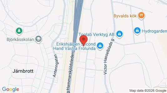 Kontorslokaler att hyra i Askim-Frölunda-Högsbo - kort over placeringen