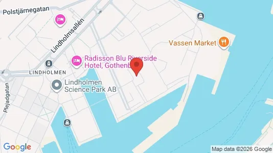 Kontorslokaler att hyra i Lundby - kort over placeringen