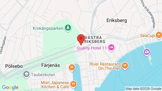 Kontorslokaler att hyra i Lundby - kort over placeringen