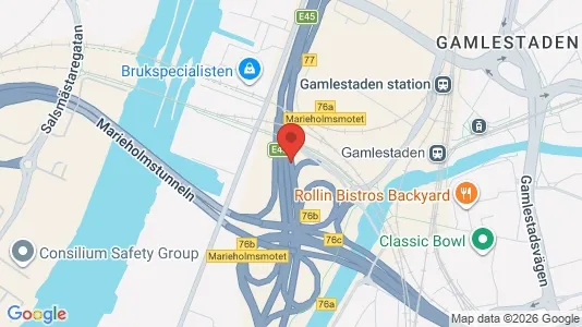 Kontorslokaler att hyra i Göteborg Centrum - kort over placeringen