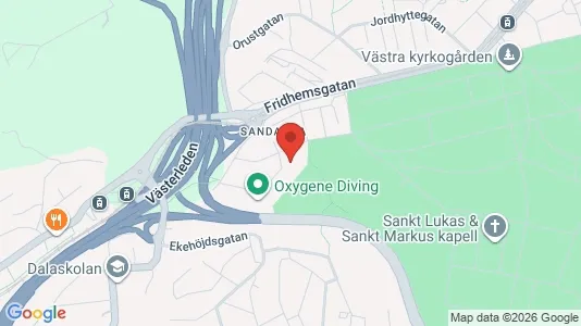 Kontorslokaler att hyra i Majorna-Linné - kort over placeringen