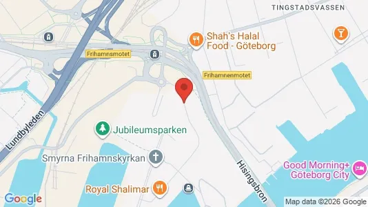 Coworking spaces att hyra i Lundby - kort over placeringen