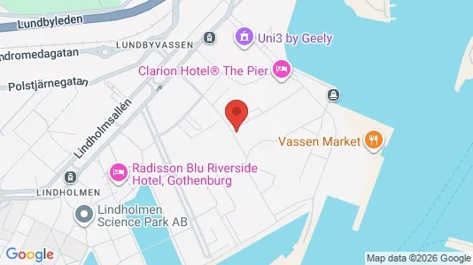 Coworking spaces att hyra i Lundby - kort over placeringen
