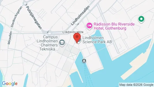 Kontorslokaler att hyra i Lundby - kort over placeringen