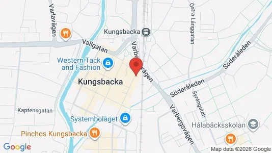 Kontorslokaler att hyra i Kungsbacka - kort over placeringen