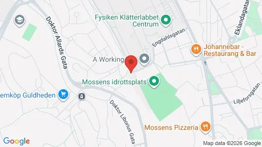 Coworking spaces att hyra i Johanneberg - kort over placeringen