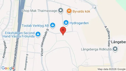 Kontorslokaler att hyra i Askim-Frölunda-Högsbo - kort over placeringen