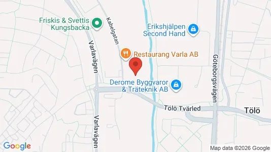 Kontorslokaler att hyra i Kungsbacka - kort over placeringen