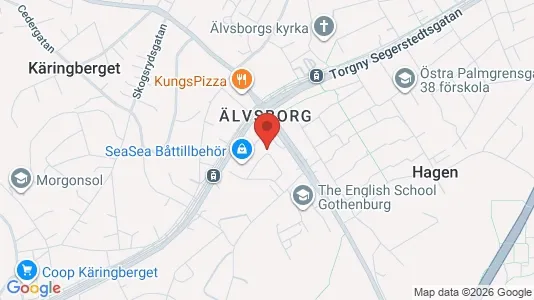 Kontorslokaler att hyra i Göteborg Västra - kort over placeringen