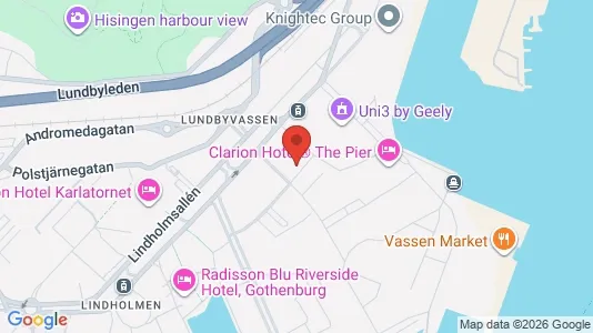 Kontorslokaler att hyra i Lundby - kort over placeringen
