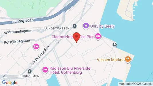 Kontorslokaler att hyra i Lundby - kort over placeringen