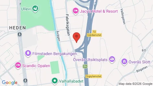 Kontorslokaler att hyra i Örgryte-Härlanda - kort over placeringen