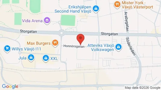 Kontorslokaler att hyra i Växjö - Bild från Google Street View