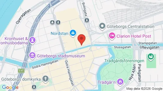 Kontorslokaler att hyra i Göteborg Centrum - kort over placeringen