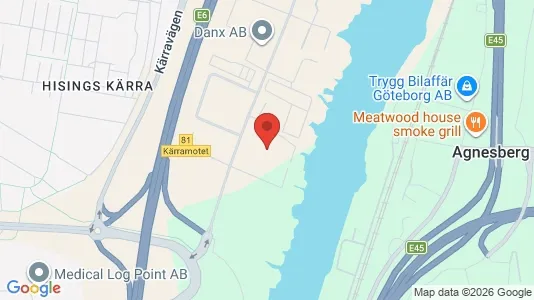 Kontorslokaler att hyra i Göteborg Centrum - kort over placeringen