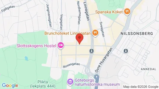 Kontorslokaler att hyra i Göteborg Centrum - kort over placeringen