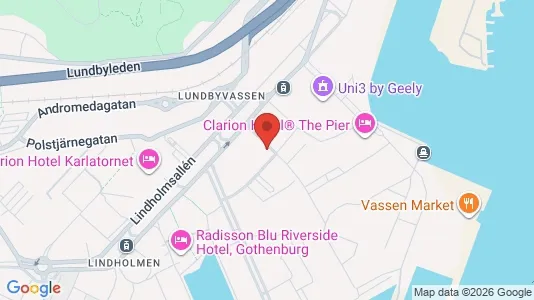 Kontorslokaler att hyra i Lundby - kort over placeringen
