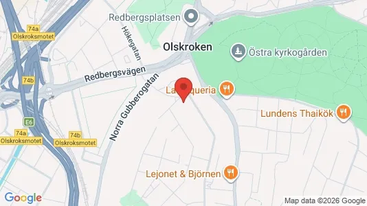 Kontorslokaler att hyra i Örgryte-Härlanda - kort over placeringen