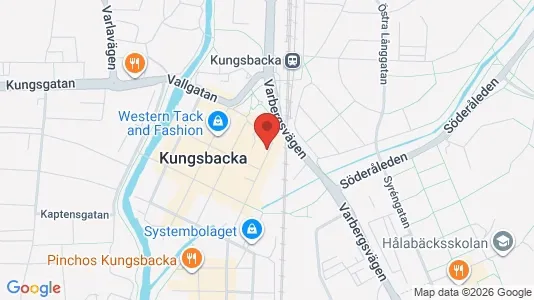 Kontorslokaler att hyra i Kungsbacka - kort over placeringen