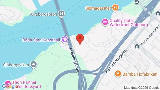 Kontorslokaler att hyra i Majorna-Linné - kort over placeringen