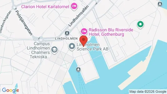 Kontorslokaler att hyra i Lundby - kort over placeringen