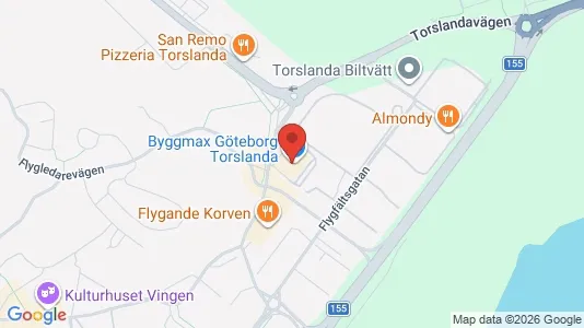 Kontorslokaler att hyra i Västra hisingen - kort over placeringen