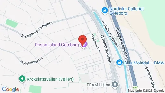 Kontorslokaler att hyra i Mölndal - kort over placeringen