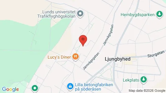 Industrilokaler att hyra i Klippan - kort over placeringen