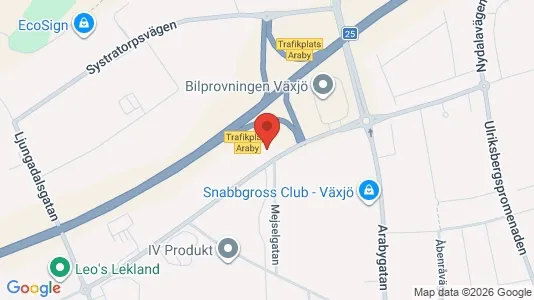 Kontorslokaler att hyra i Växjö - Bild från Google Street View