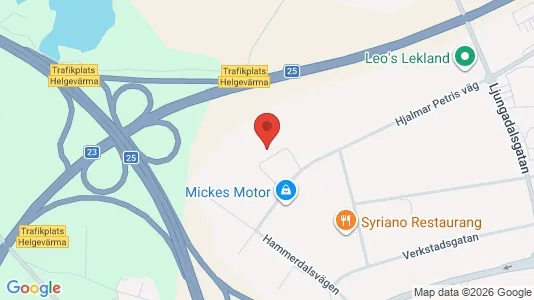 Industrilokaler att hyra i Växjö - Bild från Google Street View
