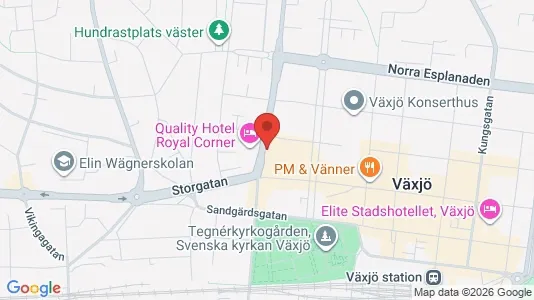 Kontorslokaler att hyra i Växjö - Bild från Google Street View