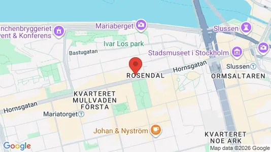 Kontorslokaler att hyra i Södermalm - kort over placeringen