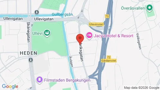 Kontorslokaler att hyra i Örgryte-Härlanda - kort over placeringen