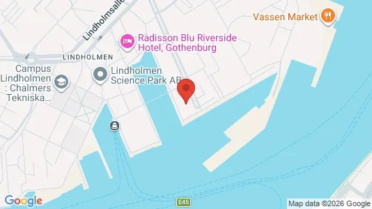 Kontorslokaler att hyra i Lundby - kort over placeringen