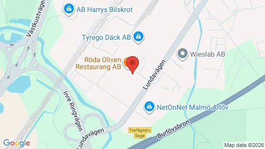 Kontorslokaler att hyra i Kirseberg - kort over placeringen