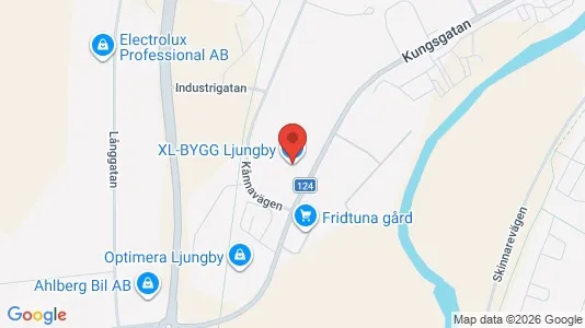 Kontorslokaler att hyra i Ljungby - Bild från Google Street View