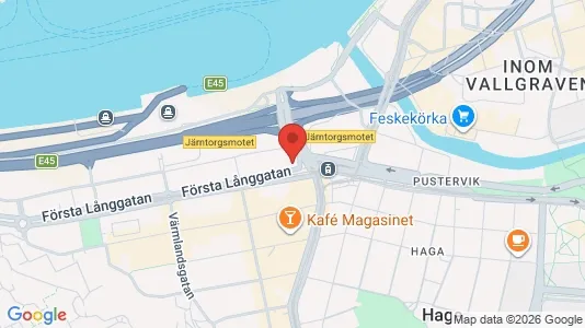Kontorslokaler att hyra i Göteborg Centrum - kort over placeringen
