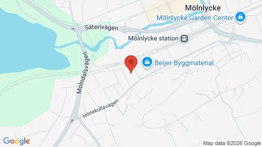 Kontorslokaler att hyra i Härryda - kort over placeringen