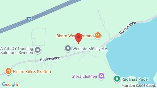Kontorslokaler att hyra i Härryda - kort over placeringen