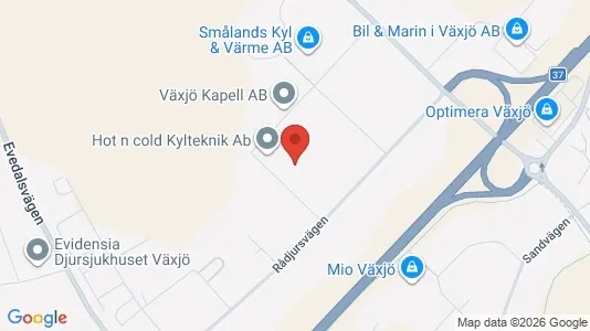 Kontorslokaler att hyra i Växjö - Bild från Google Street View