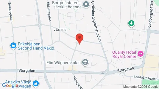 Kontorslokaler att hyra i Växjö - Bild från Google Street View
