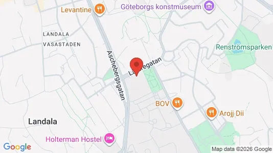 Kontorslokaler att hyra i Johanneberg - kort over placeringen