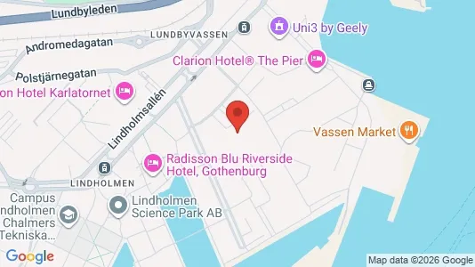 Kontorslokaler att hyra i Lundby - kort over placeringen